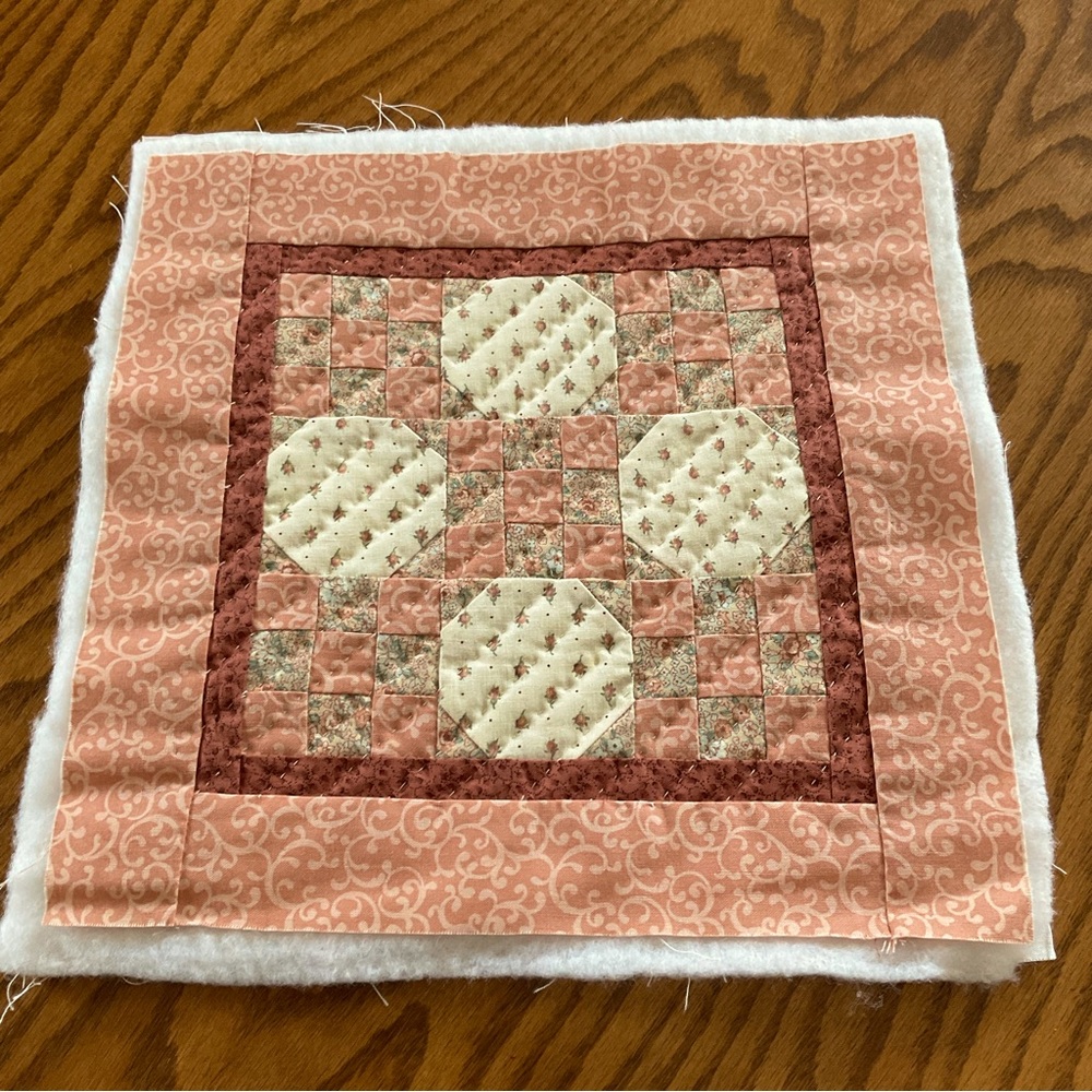 Hand Quilted 10” x 10” Square